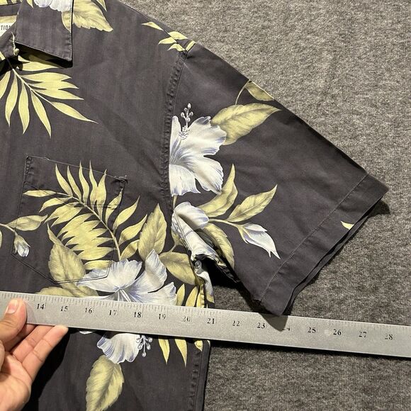 Quick Silver Edition Floral Hawaiian Short Sleeve‎ Shirt Size M Comfort Fit - Picture 3 of 8